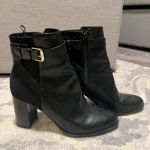Black ankle boots